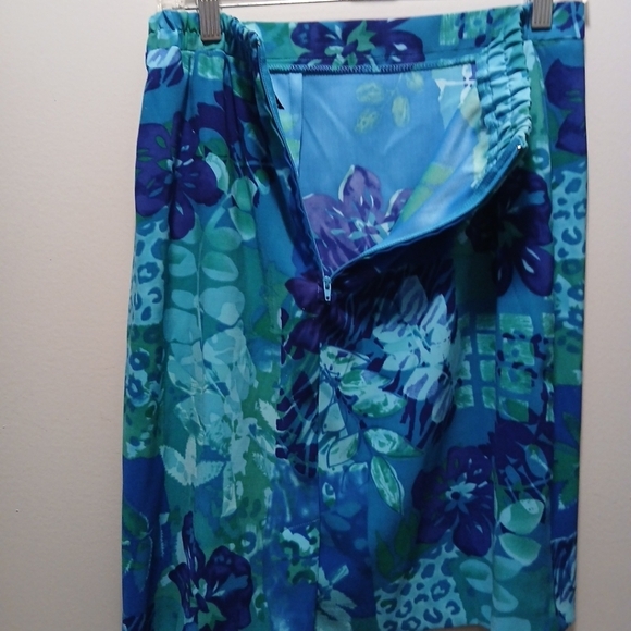 John Roberts tank and skirt set SZ 12, Blue/Green - Picture 7 of 8